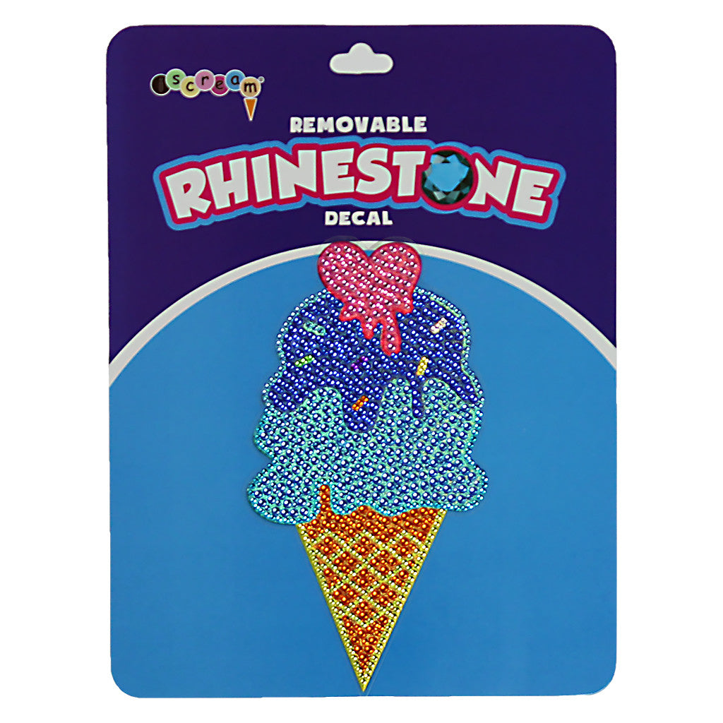 Ice Cream Cone Rhinestone Decal - Denny's