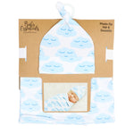 2pc Blue Smiley Wrap Set - Denny's