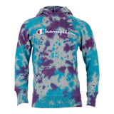 Grey Sweatshirt Tie Dye Purple Turqoise - Denny's