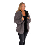 Reversible Fuzzy Cardigan - Denny's