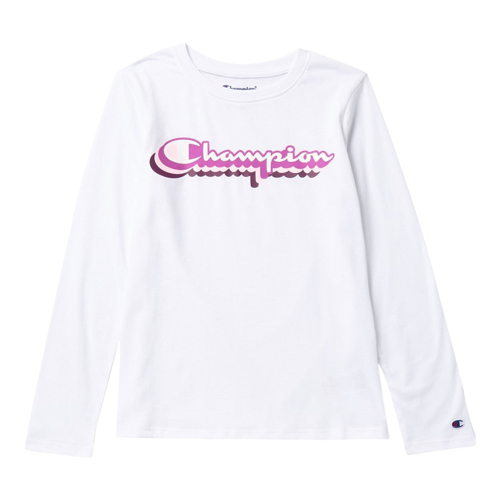 Long Sleeve Retro Script Tee - Denny's