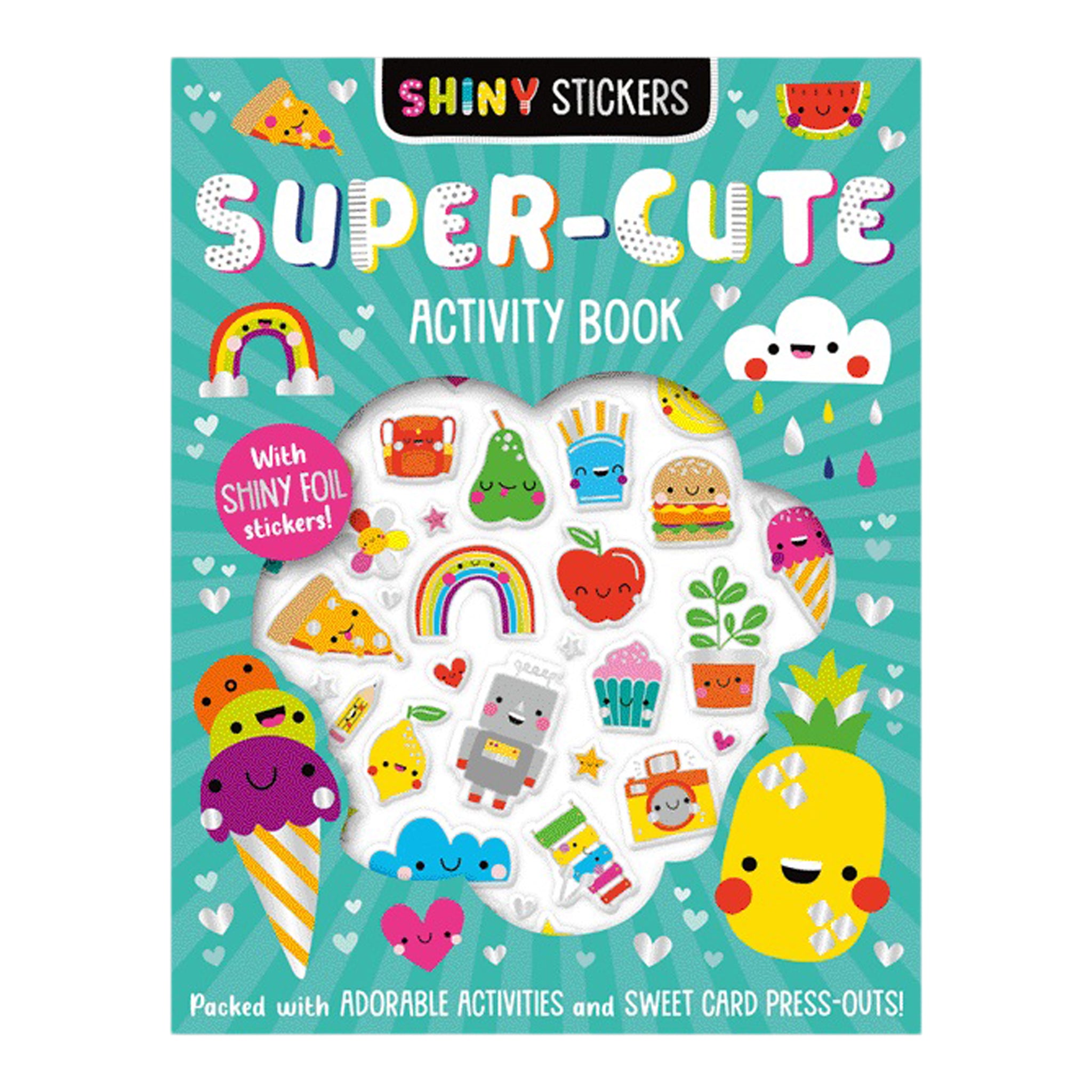Super Cute Shiny Sticker Activity Book - Denny's