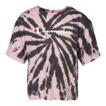 Black And Pink Tie Dye Tee - Denny's