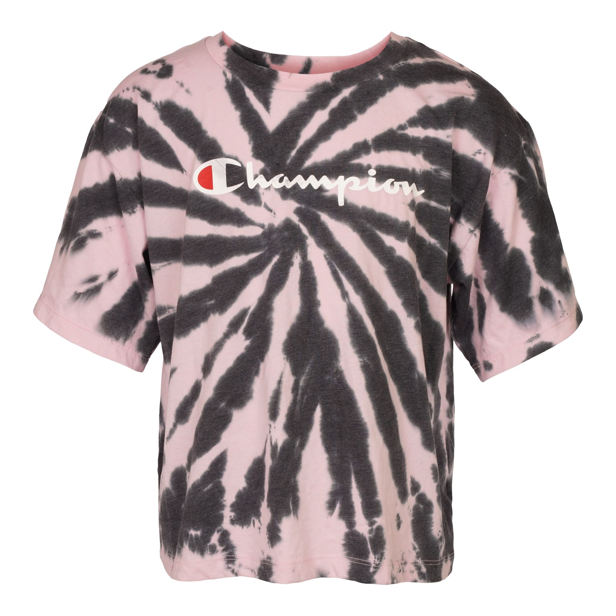 Black And Pink Tie Dye Tee - Denny's