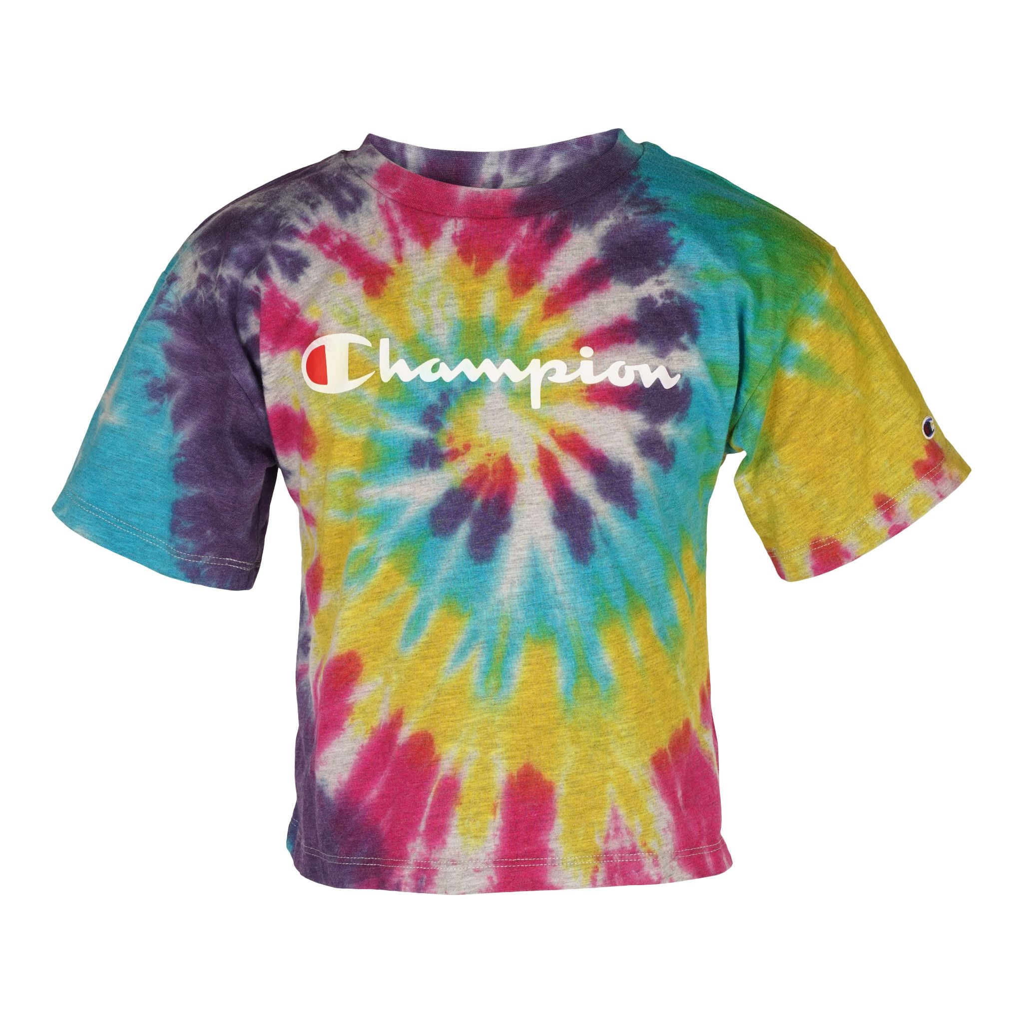 Multi Color Tie Dye Boxy Tee - Denny's