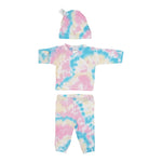 3pc Tye Dye Take Home Ella Pink/Yellow/Blue - Denny's