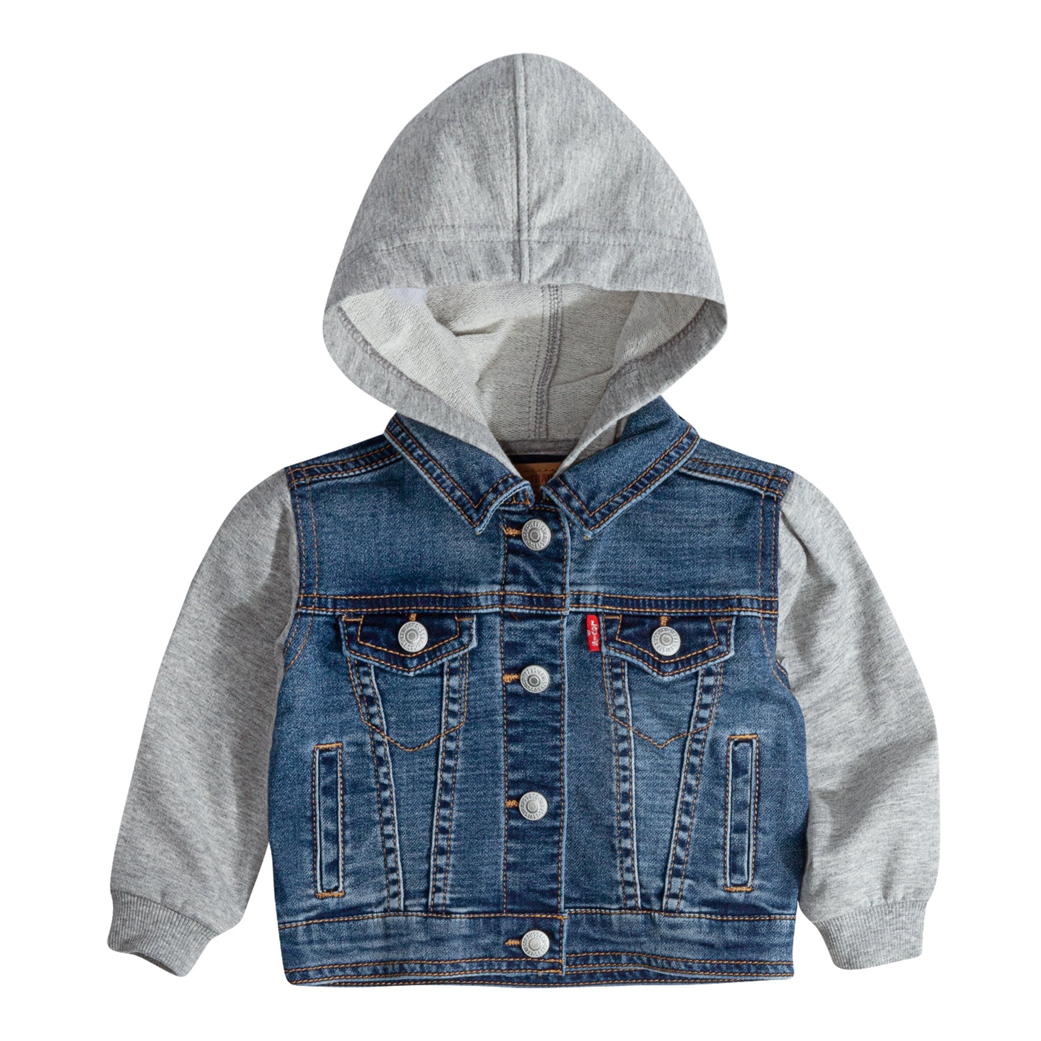 Hooded Denim Trucker Jacket - Denny's