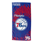 76ers Tie Dye Beach Towel - Denny's