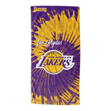 Lakers Tie Dye Beach Towel - Denny's
