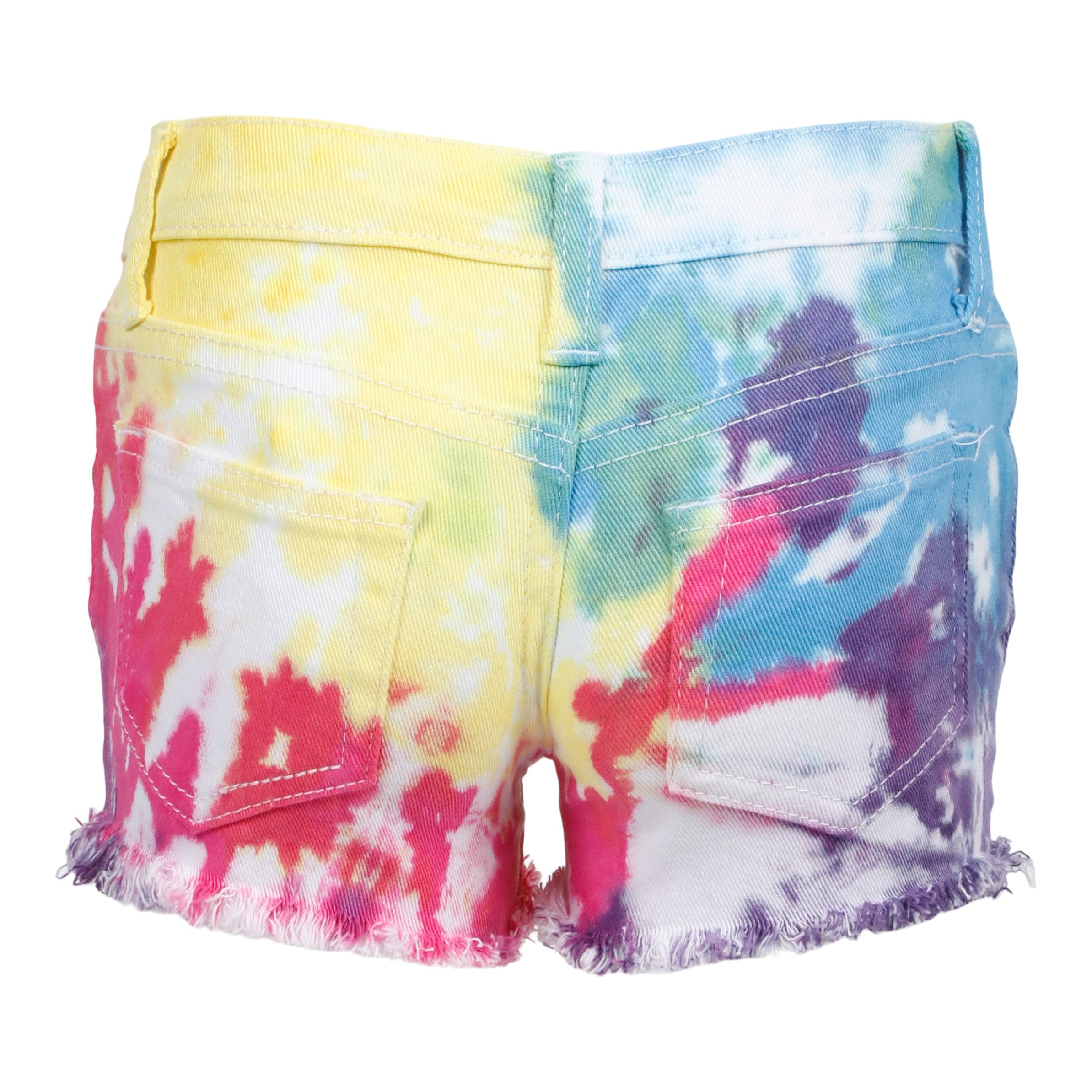 Brite Multi Tie Dye Denim Short - Denny's