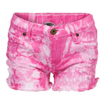 Light Pink Tie Dye Denim Short - Denny's
