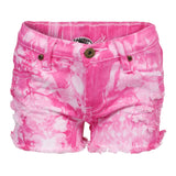 Light Pink Tie Dye Denim Short - Denny's