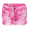 Light Pink Tie Dye Denim Short - Denny's