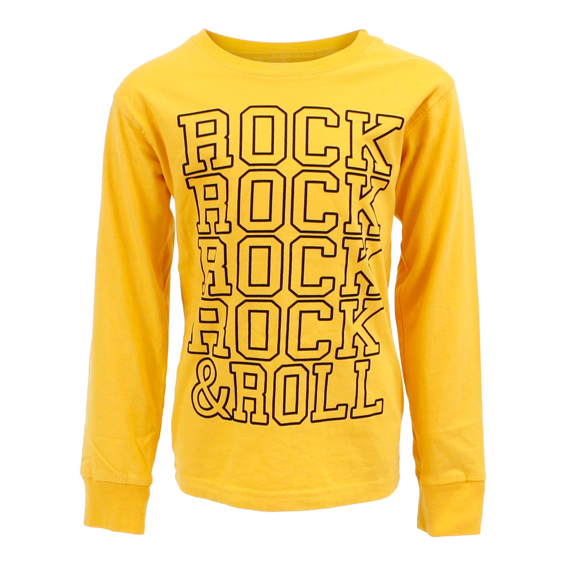 Long Sleeve Tee with Rock Rock & Roll - Denny's