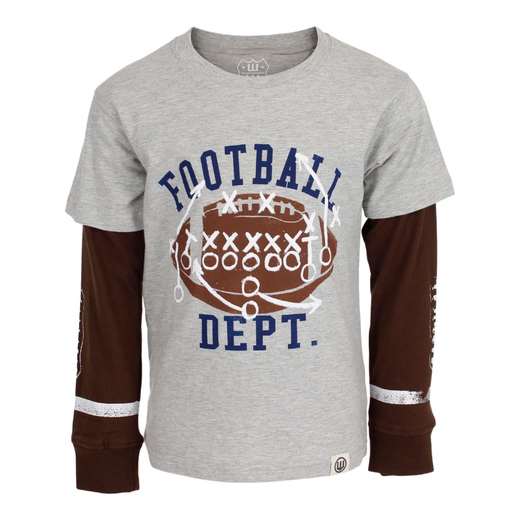 Football Sleeve Layer Tee - Denny's