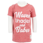 Waves Shades and Babes Tee - Denny's