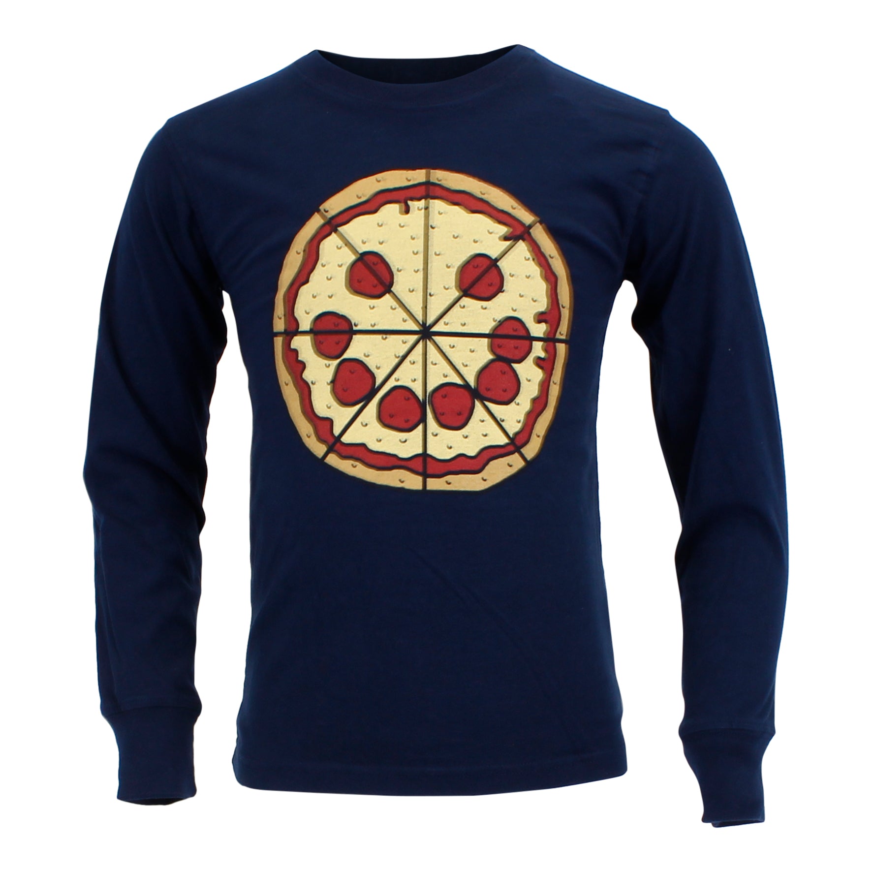 Long Sleeve Tee with Pizza Smile - Denny's