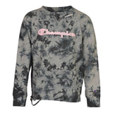 Black Crackle Cut Sweatshirt - Denny's
