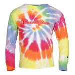 Bright Tie Dye Cut Crew Sweatshirt - Denny's