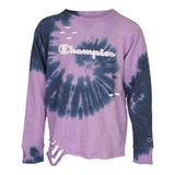 Navy Purple Tie Dye Spiral Sweatshirt - Denny's