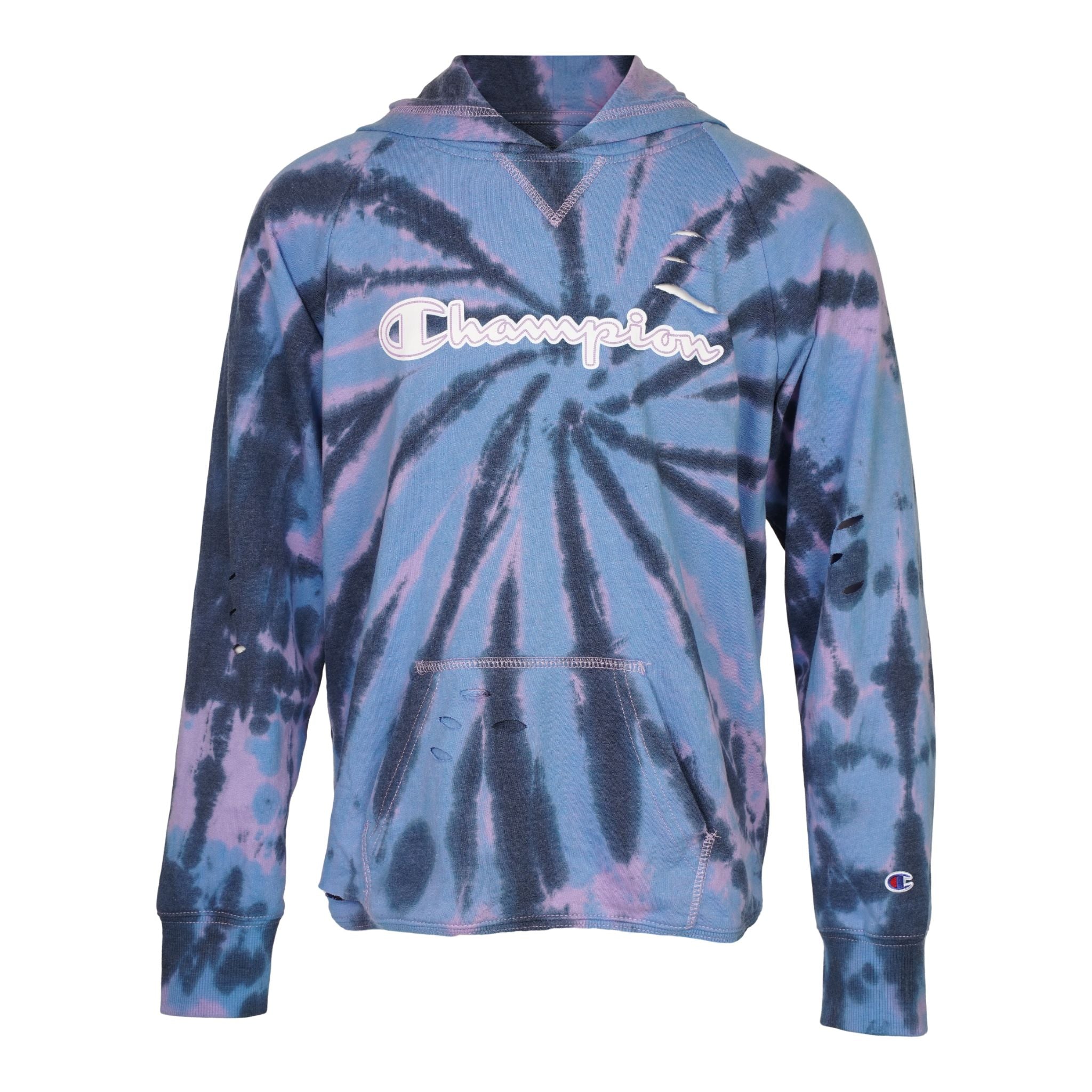 Navy & Aqua Hoodie Sweatshirt - Denny's