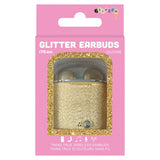 Gold Glitter Earpods - Denny's
