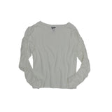 Long Sleeved Shirred Top - Denny's