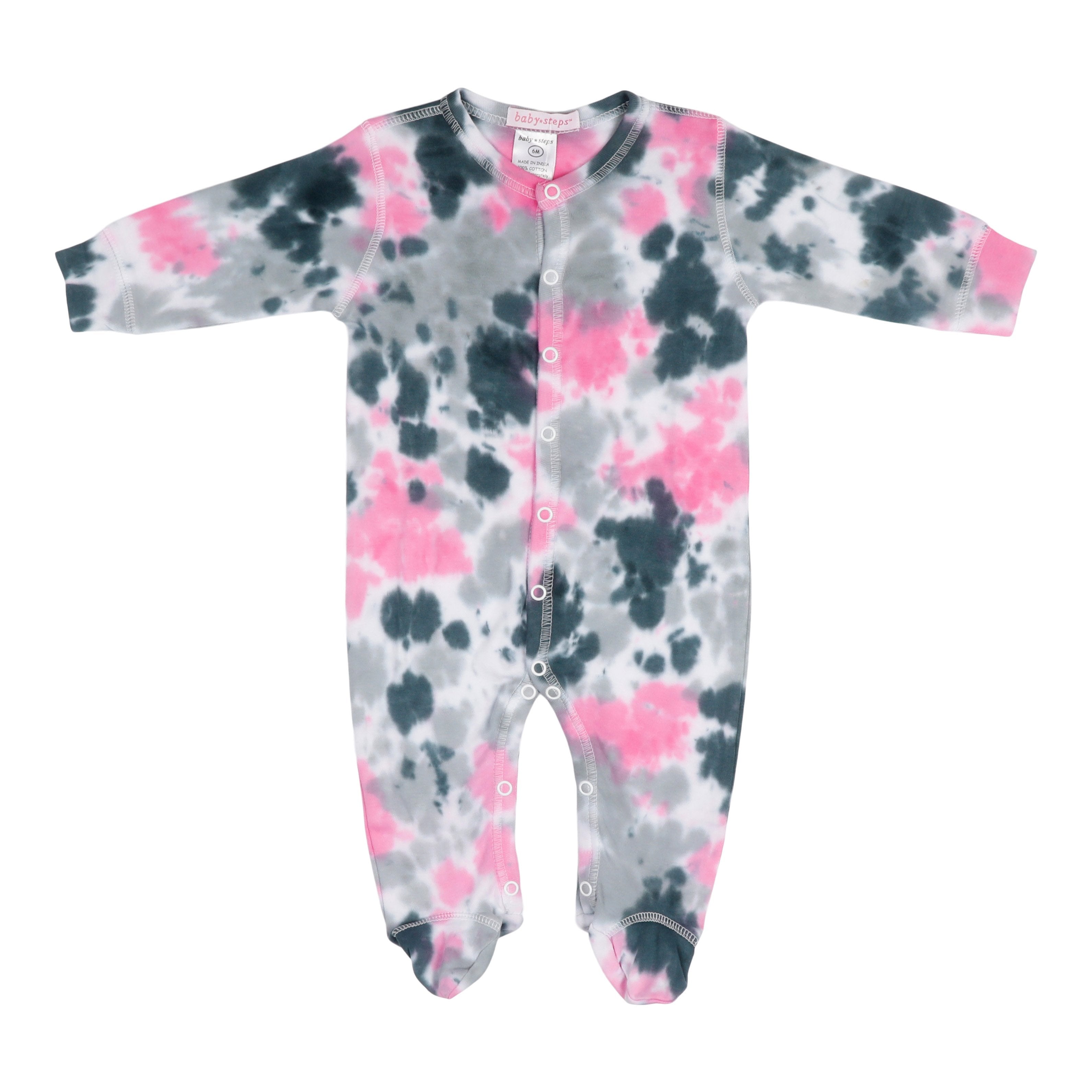 Eva Tie Dye Footie - Denny's