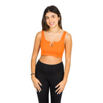 Ribbed Seamless Notch Neck Brami - Denny's
