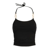 Rouched Side Chain Halter - Denny's
