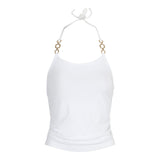Rouched Side Chain Halter - Denny's