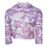 Camo Tie Dye Cropped Hoodie - Denny's