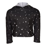 Stars Cropped Hoodie - Denny's
