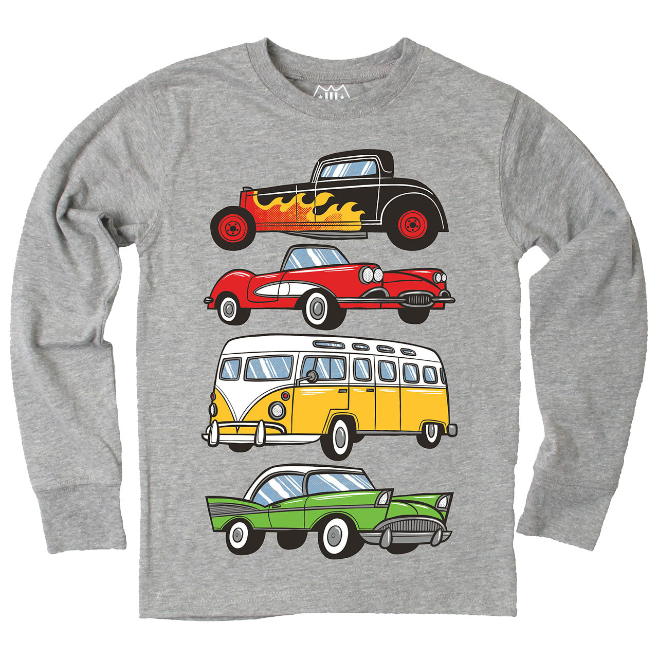 Vintage Cars Long Sleeve Tee - Denny's