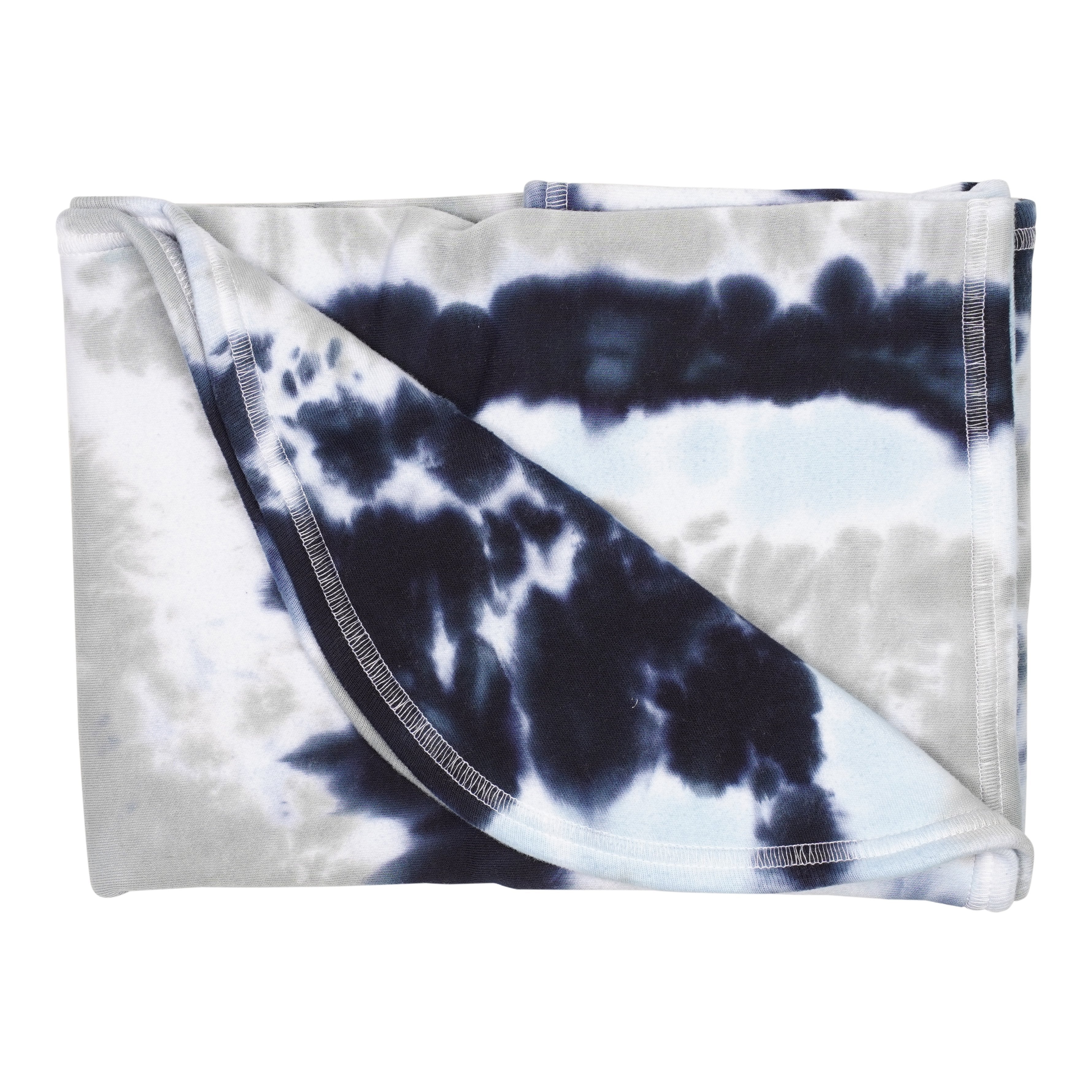 Tie Dye Judah Blanket Blue/Grey/Navy - Denny's