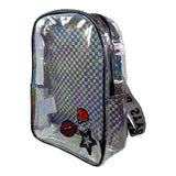 Transparent Checkered Backpack - Denny's