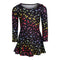 Long Sleeve Dress with Mini Rainbow Hearts - Denny's