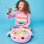 Marshmallows Cereal Silver Foil Spoon Pillow Set - Denny's