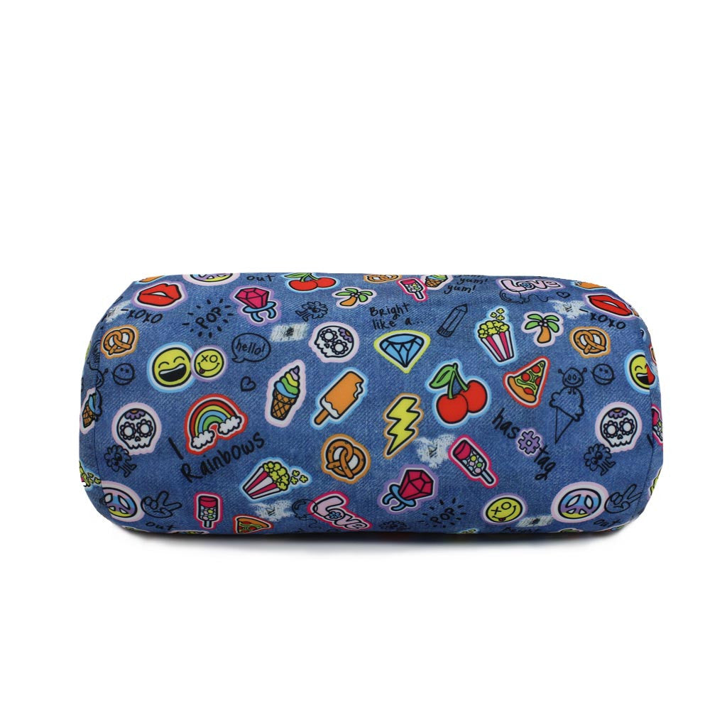 Patch Roll Pillow - Denny's