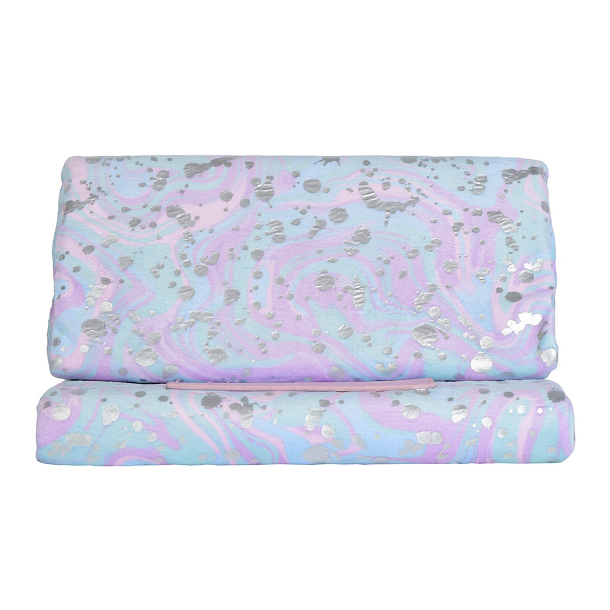 Silver Foil & Swirl Tablet Pillow - Denny's