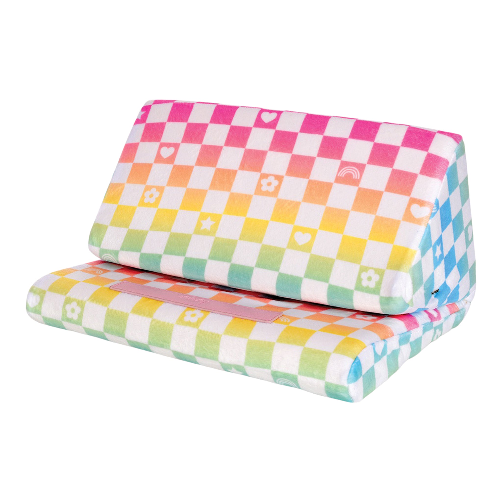 Ombre Checked Tablet Pillow - Denny's