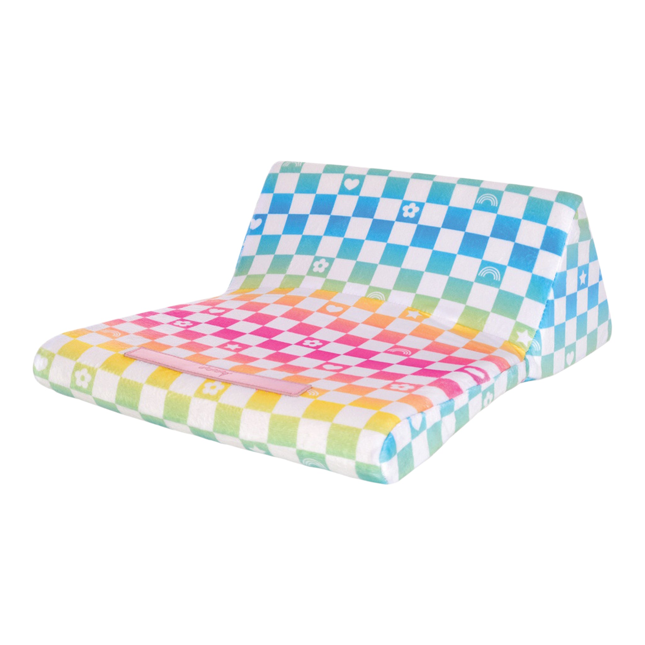 Ombre Checked Tablet Pillow - Denny's
