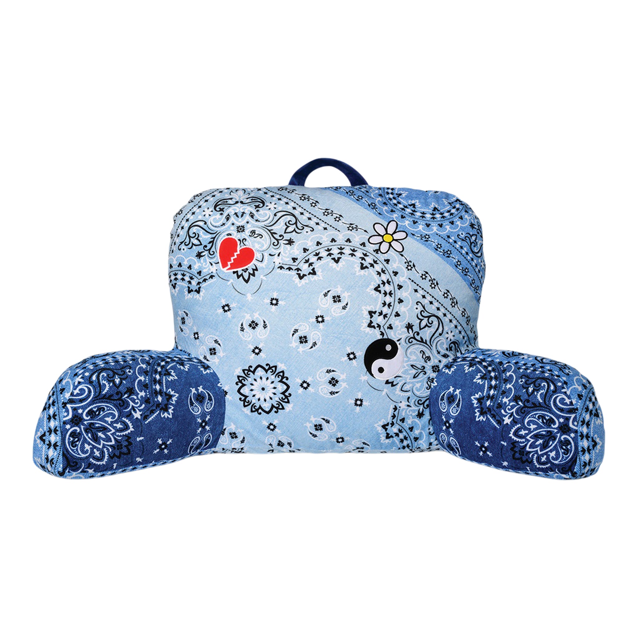 Bandana Denim Lounge Pillow - Denny's