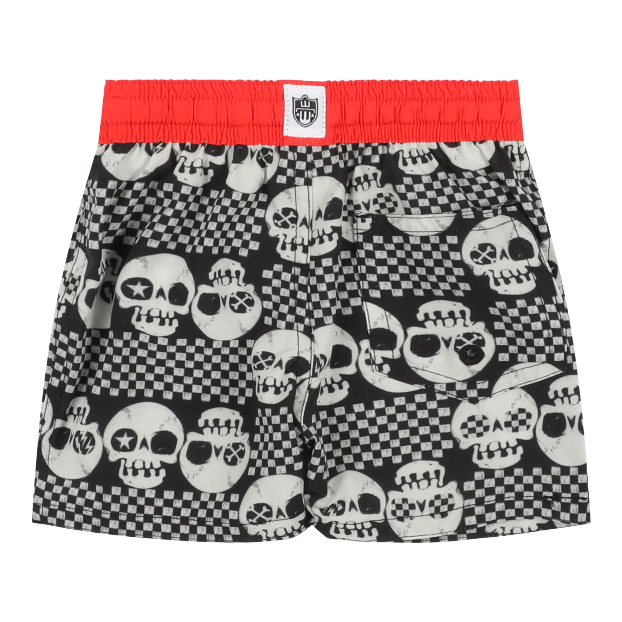 Check Skull Swim Trunk - Denny's