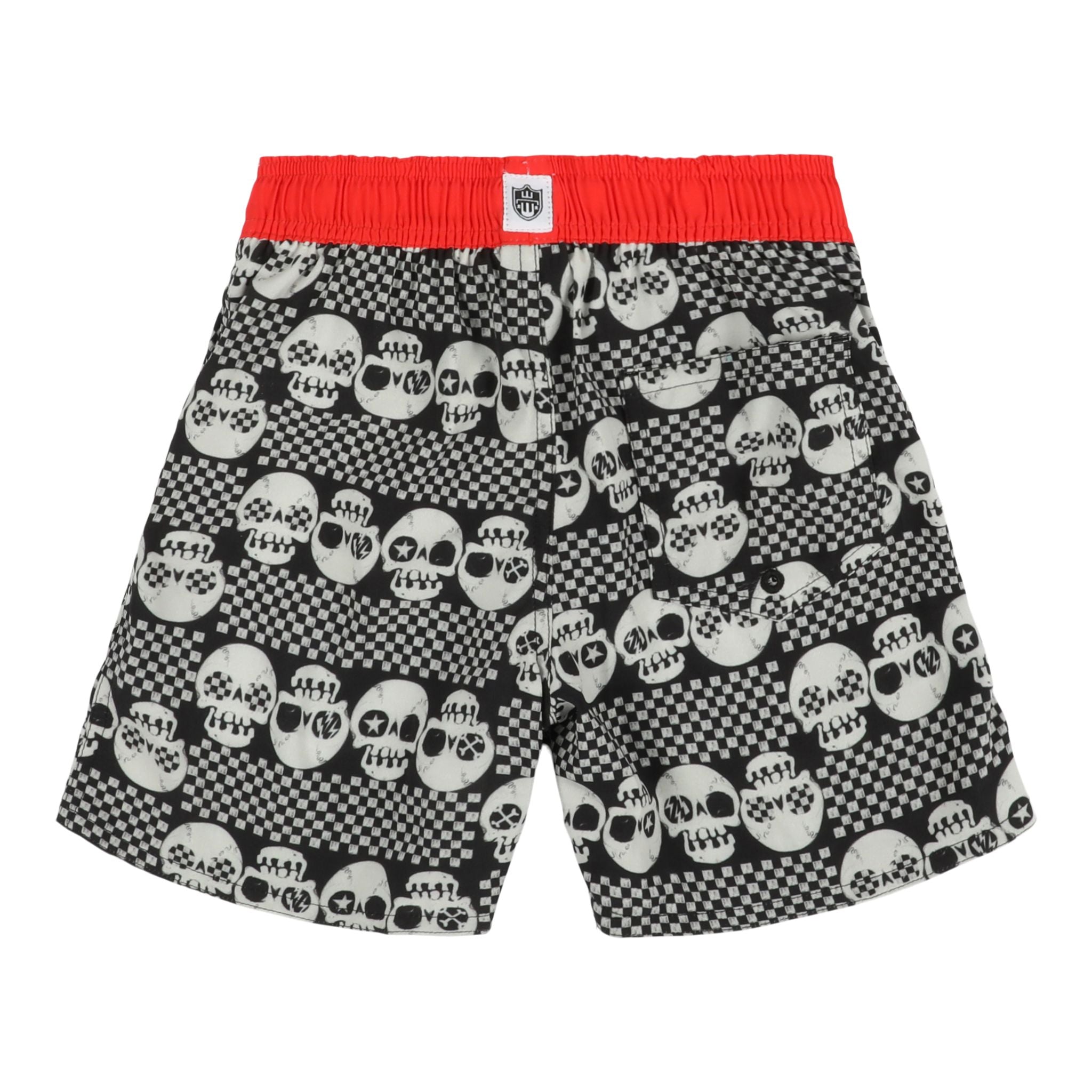 Check Skull Swim Trunk - Denny's