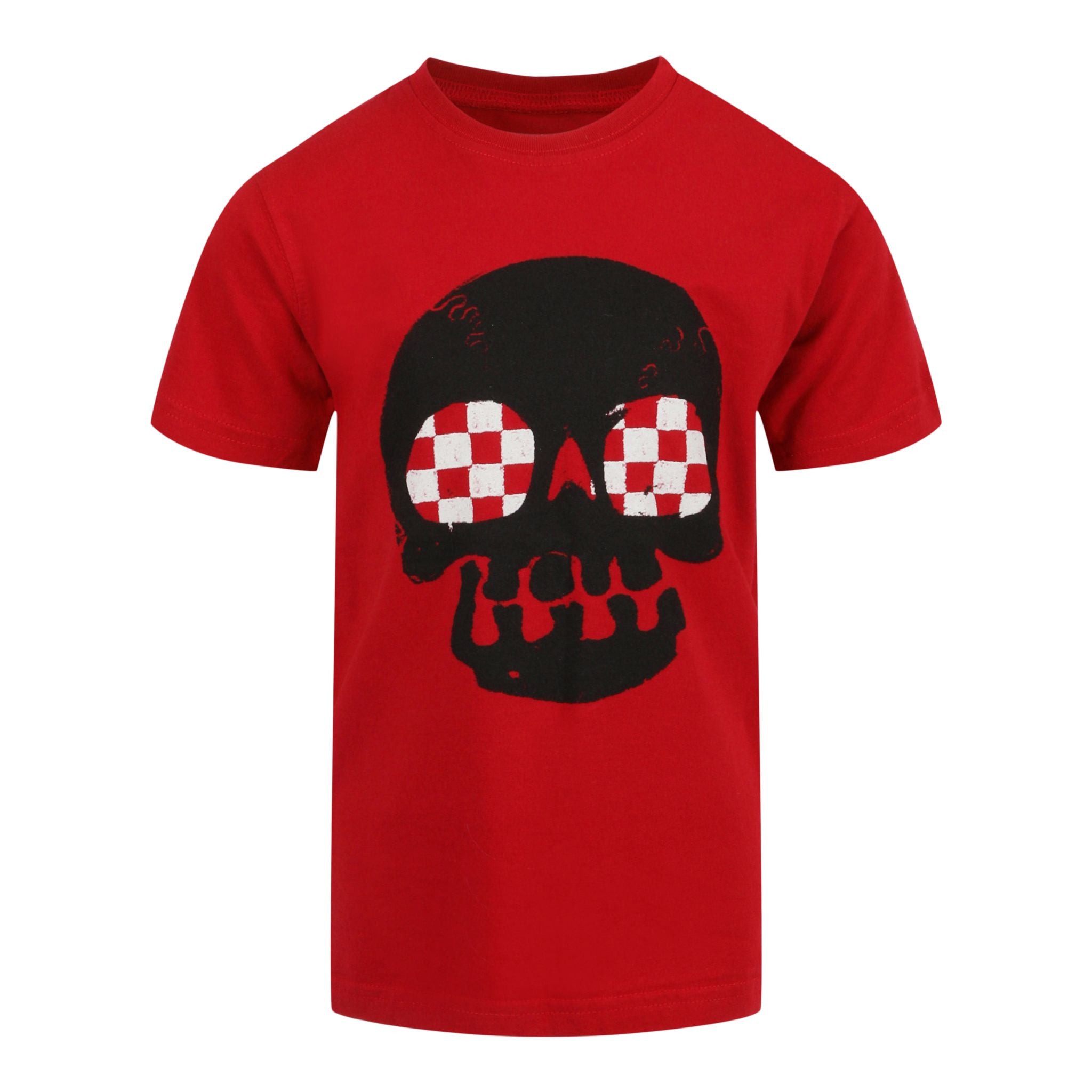 Check Skull Tee - Denny's