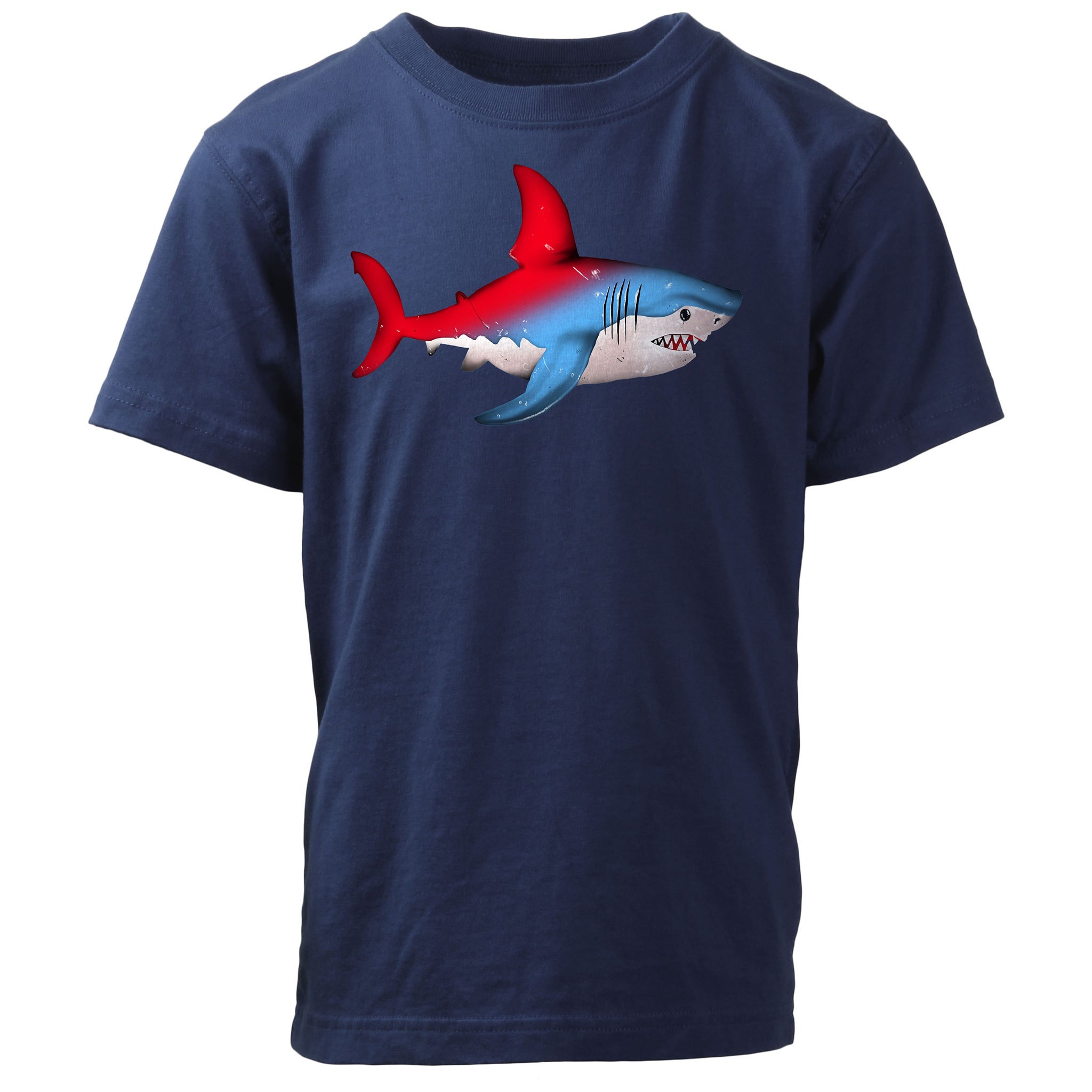 Patriotic Shark Tee - Denny's
