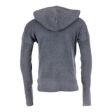 Long Sleeve Pullover with Neon Pink Drawstring & Stripe - Denny's