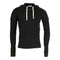 Long Sleeve Pullover Neon Yellow Drawstring and Stripe - Denny's