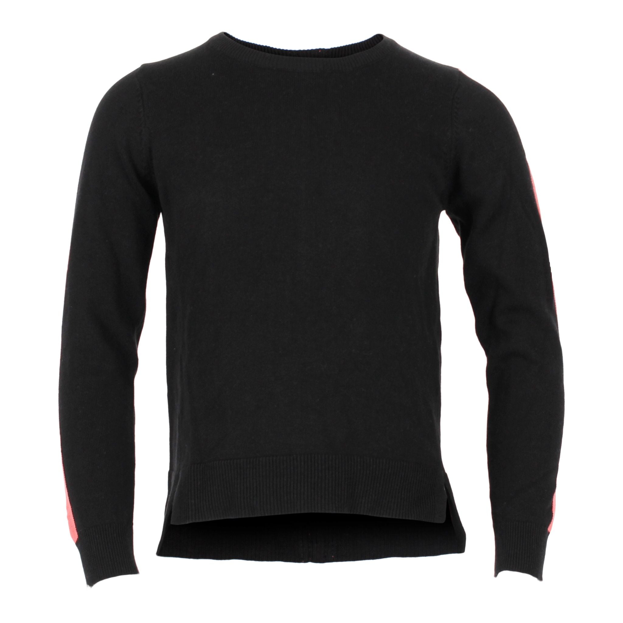 Long Sleeve Sweater w Pnk Zipper Down Back - Denny's